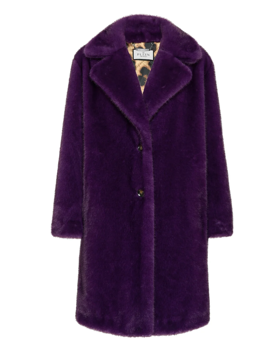 Eco Mink Coat Basic, цвет: Фиолетовый
