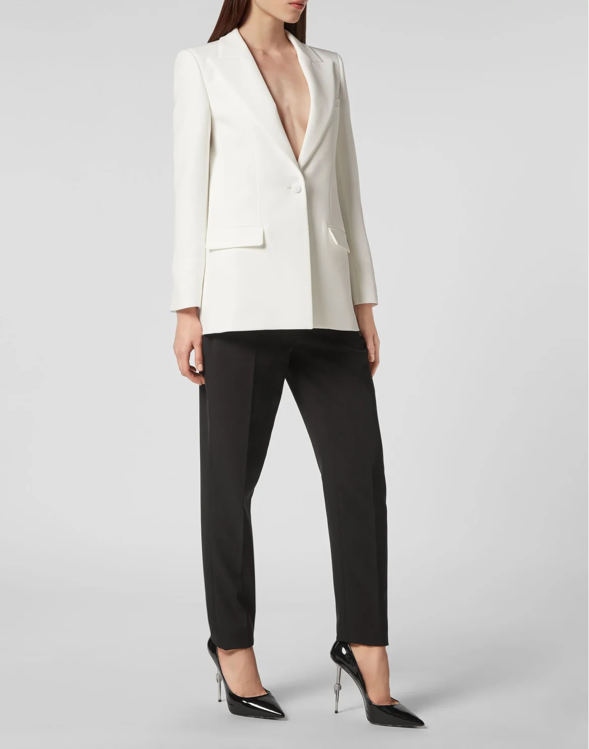 Cady Boxy Blazer Castoni, цвет: Белый
