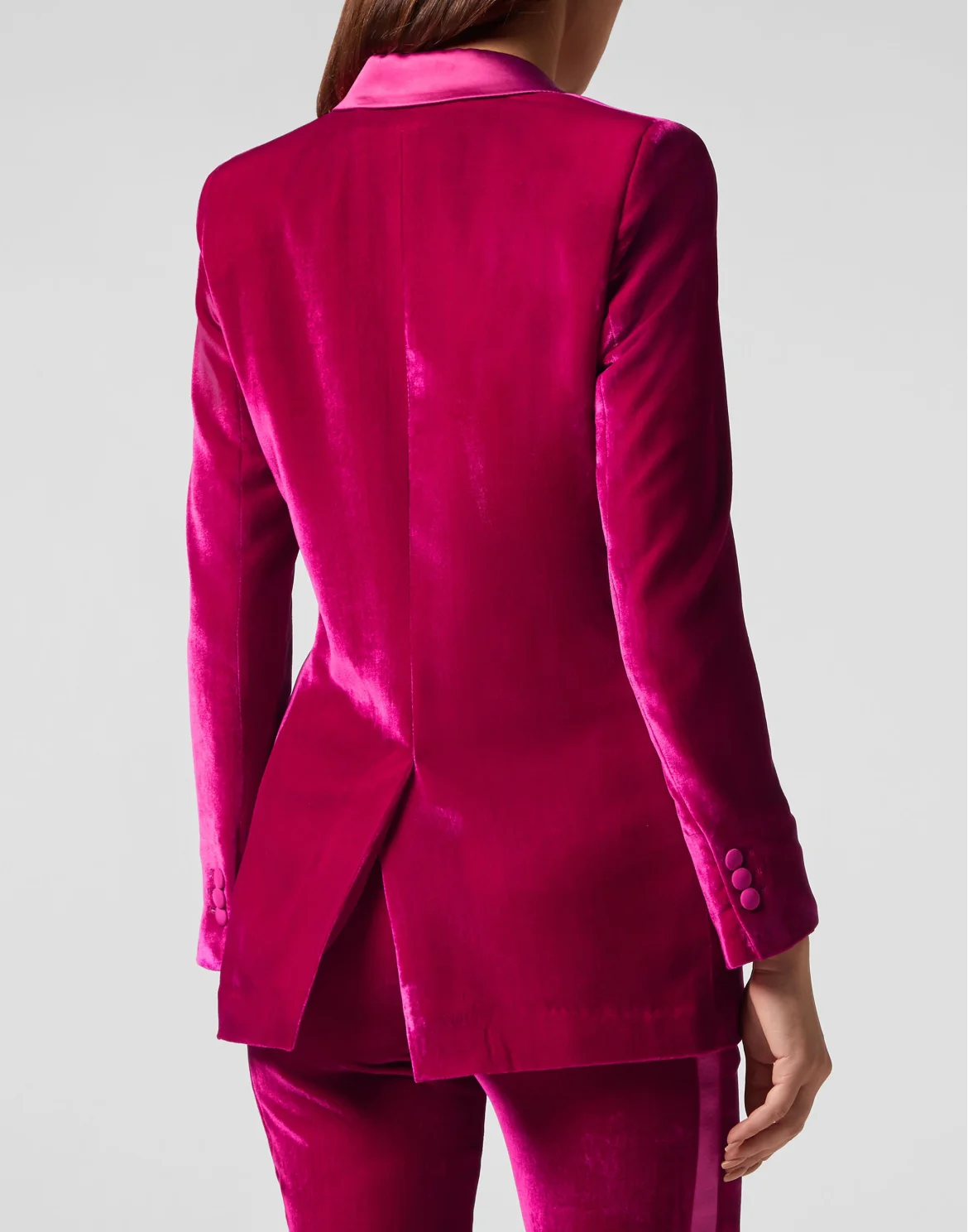 Velvet Boxy Blazer Paisley Bandana, цвет: Розовый