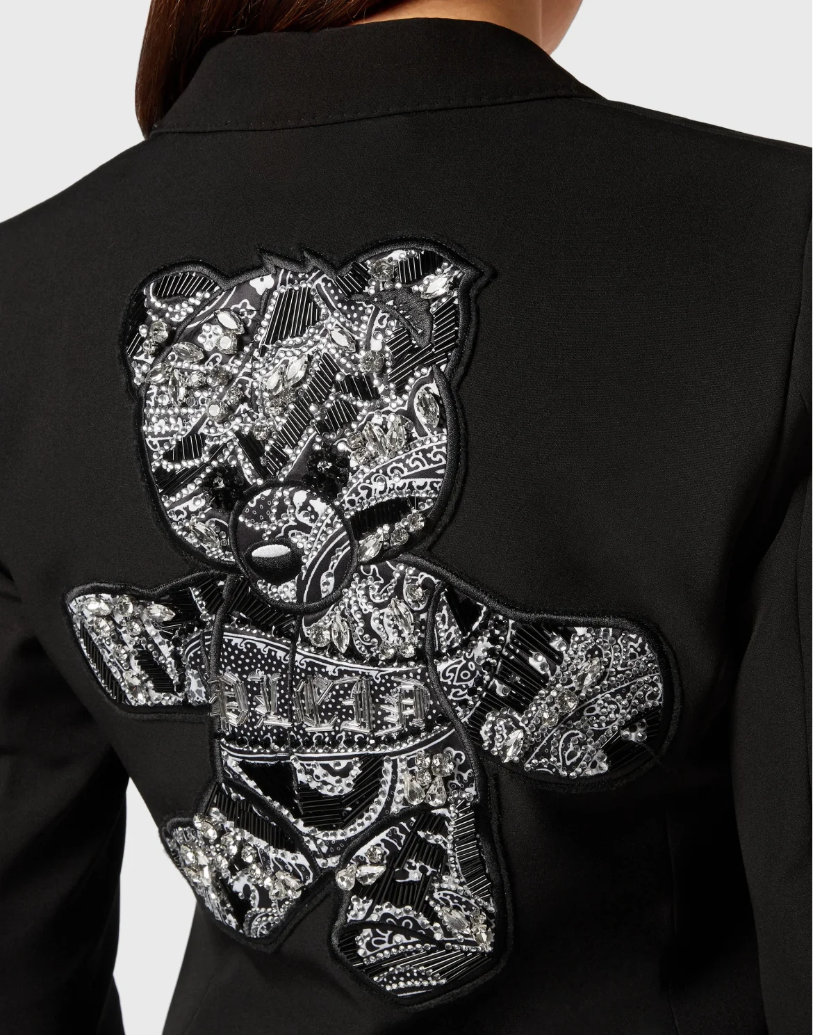 Cady 3/4 Blazer Fit Paisley Strass, цвет: Черный
