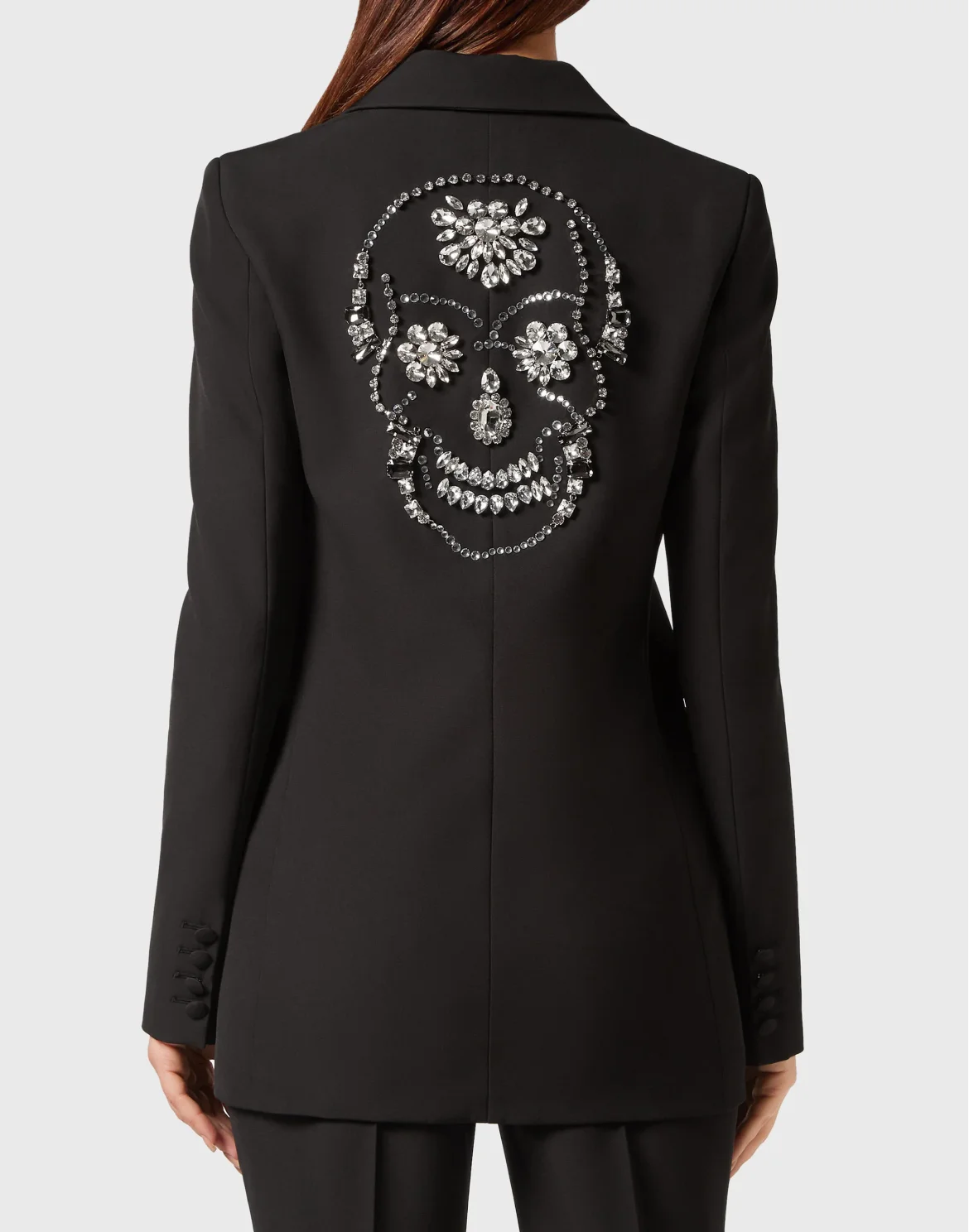 Cady Boxy Blazer Castoni Skull, цвет: Черный