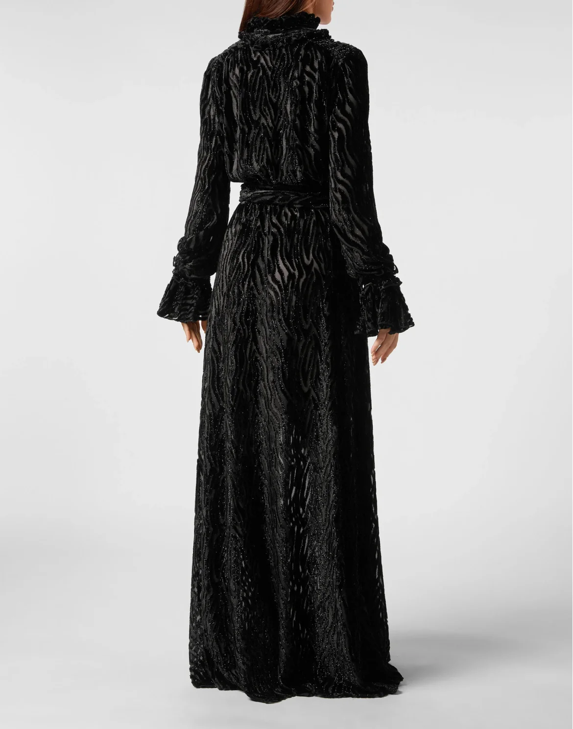 Chiffon Gipsy Dress, цвет: Черный