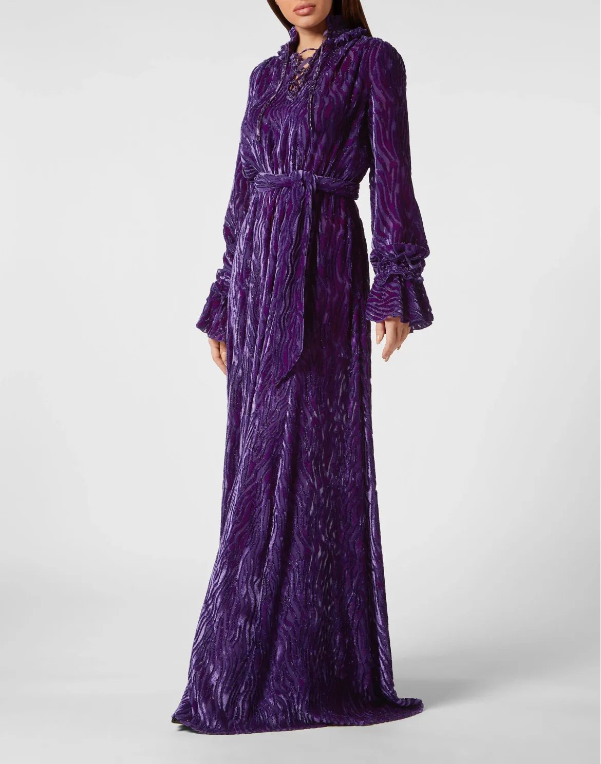 Chiffon Gipsy Dress, цвет: Фиолетовый