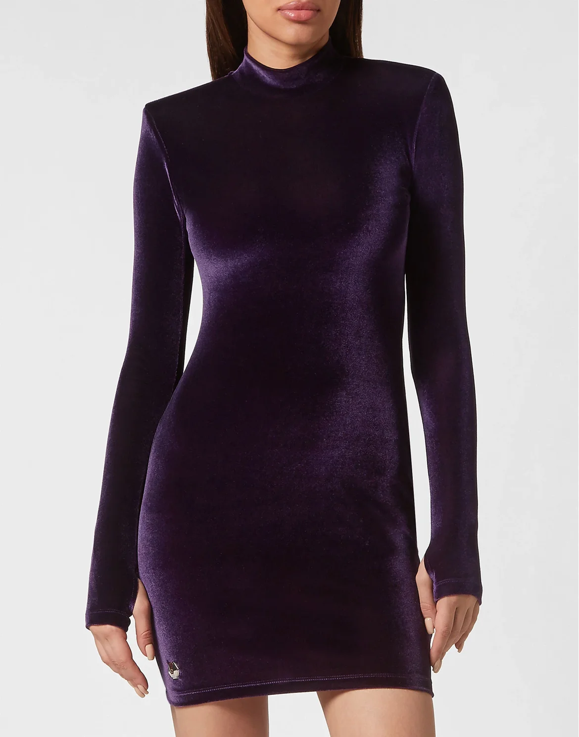 Mini Dress LS Basic, цвет: Фиолетовый