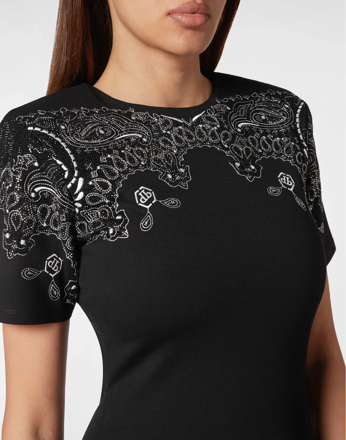 Mini Dress Paisley Bandana, цвет: Черный