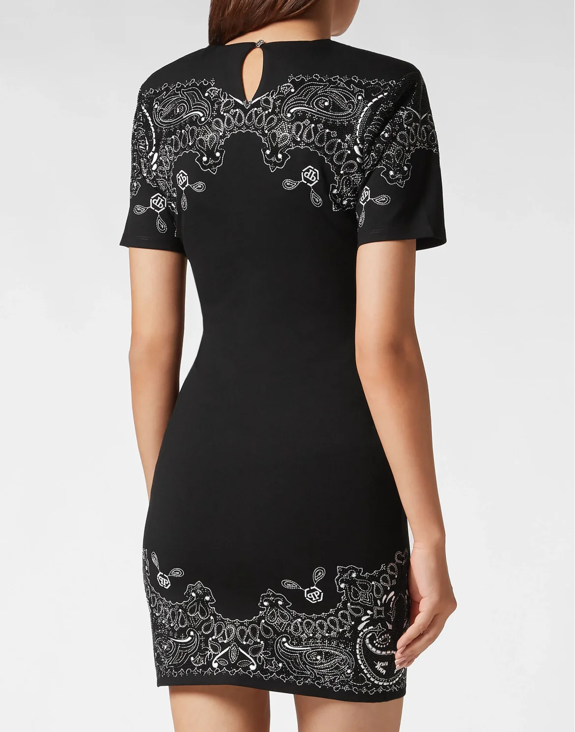 Mini Dress Paisley Bandana, цвет: Черный
