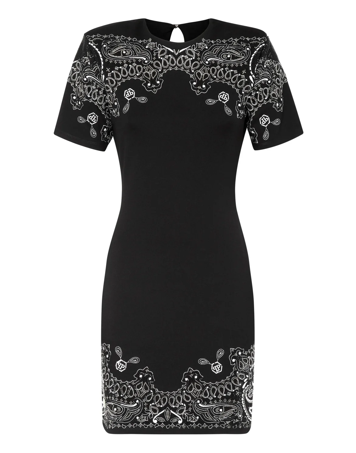 Mini Dress Paisley Bandana, цвет: Черный