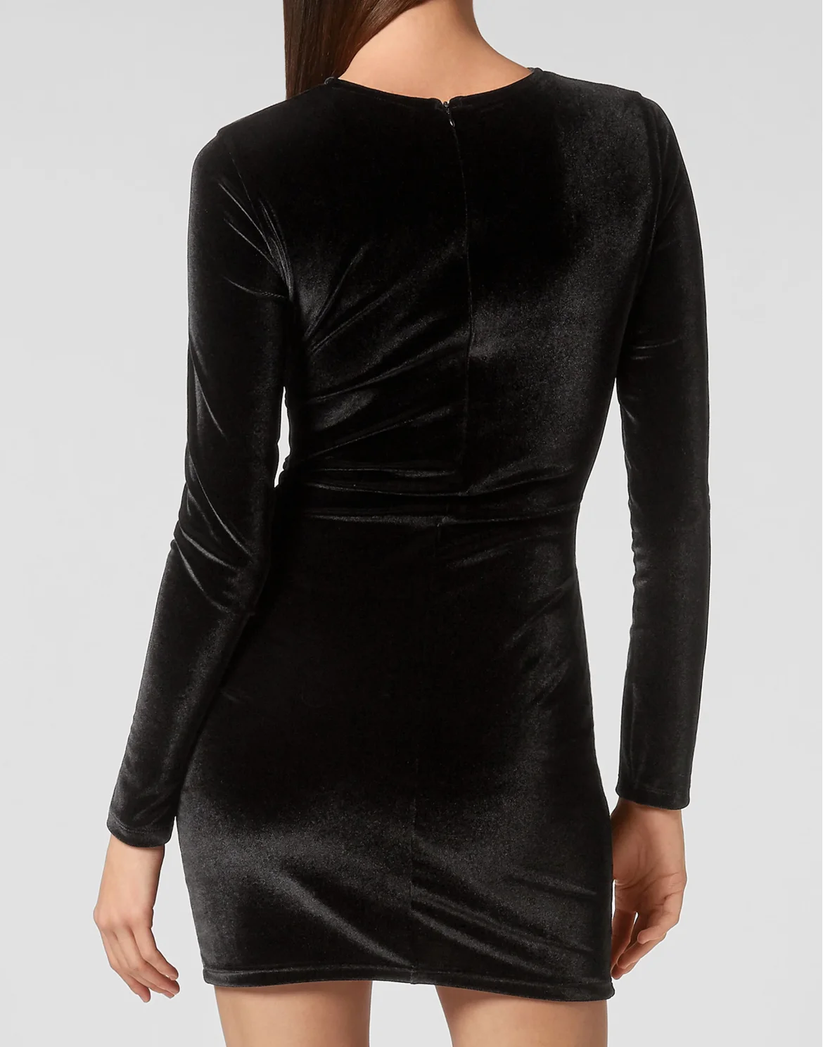 Chenille Midi Dress, цвет: Черный