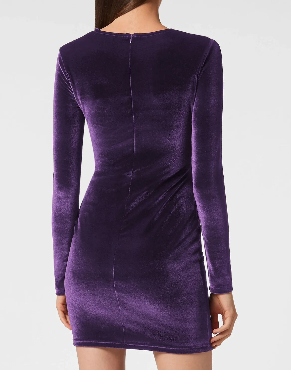 Chenille Midi Dress, цвет: Фиолетовый