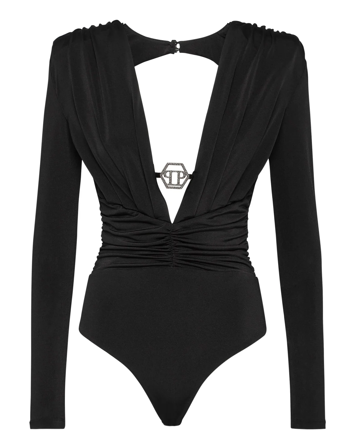 Shoulder Padded Body LS, цвет: Черный