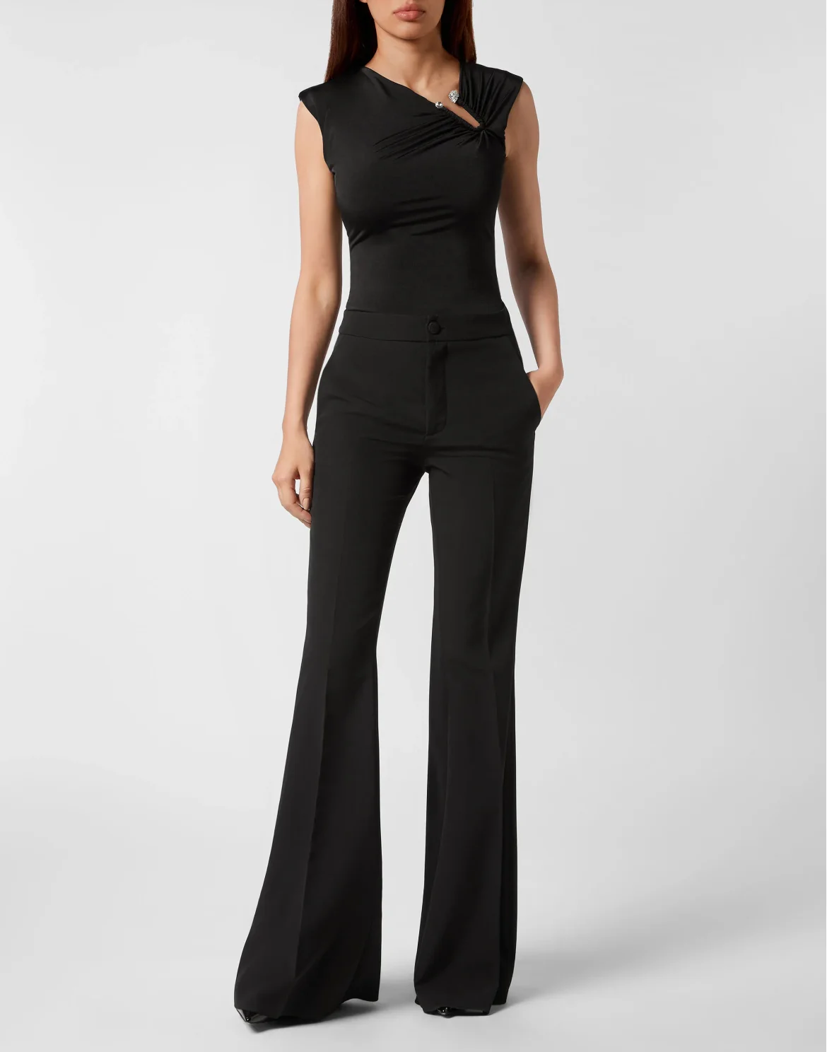 Cady Trousers Flare Fit, цвет: Черный
