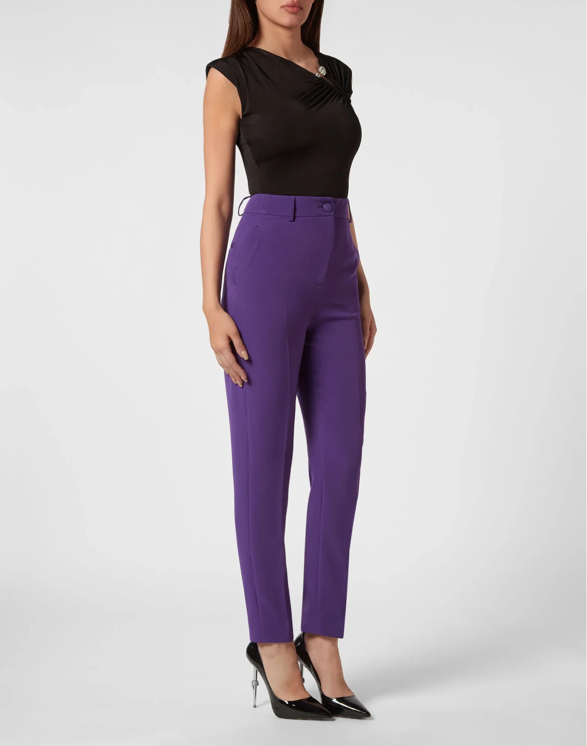 Cady Office Trousers, цвет: Фиолетовый