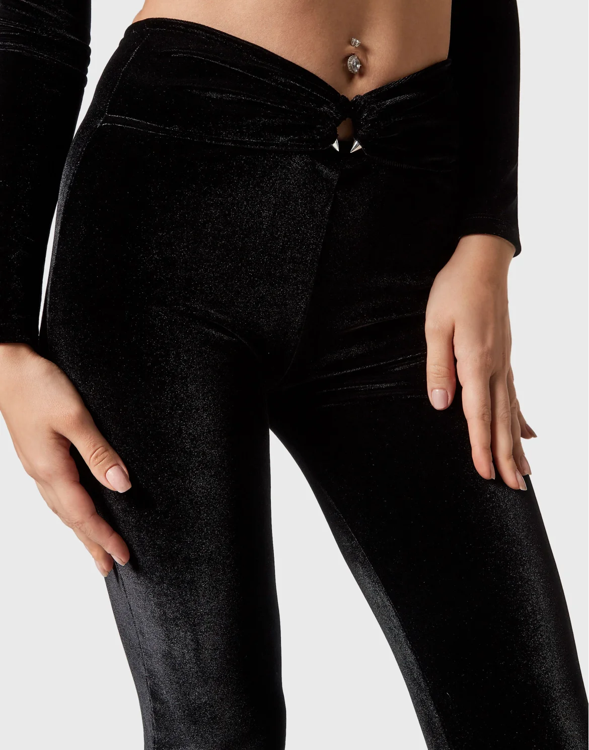 Flare Trousers, цвет: Черный