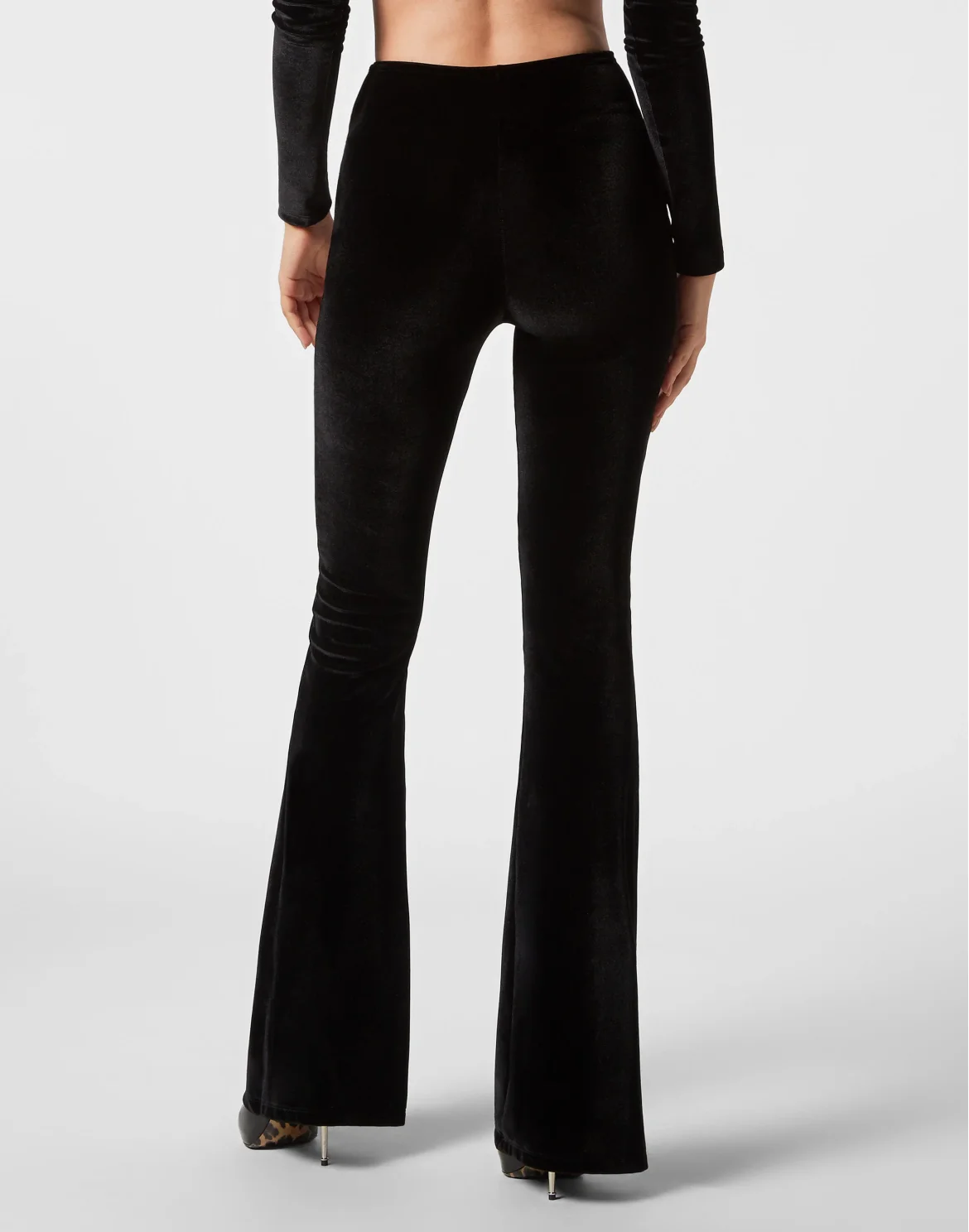 Flare Trousers, цвет: Черный