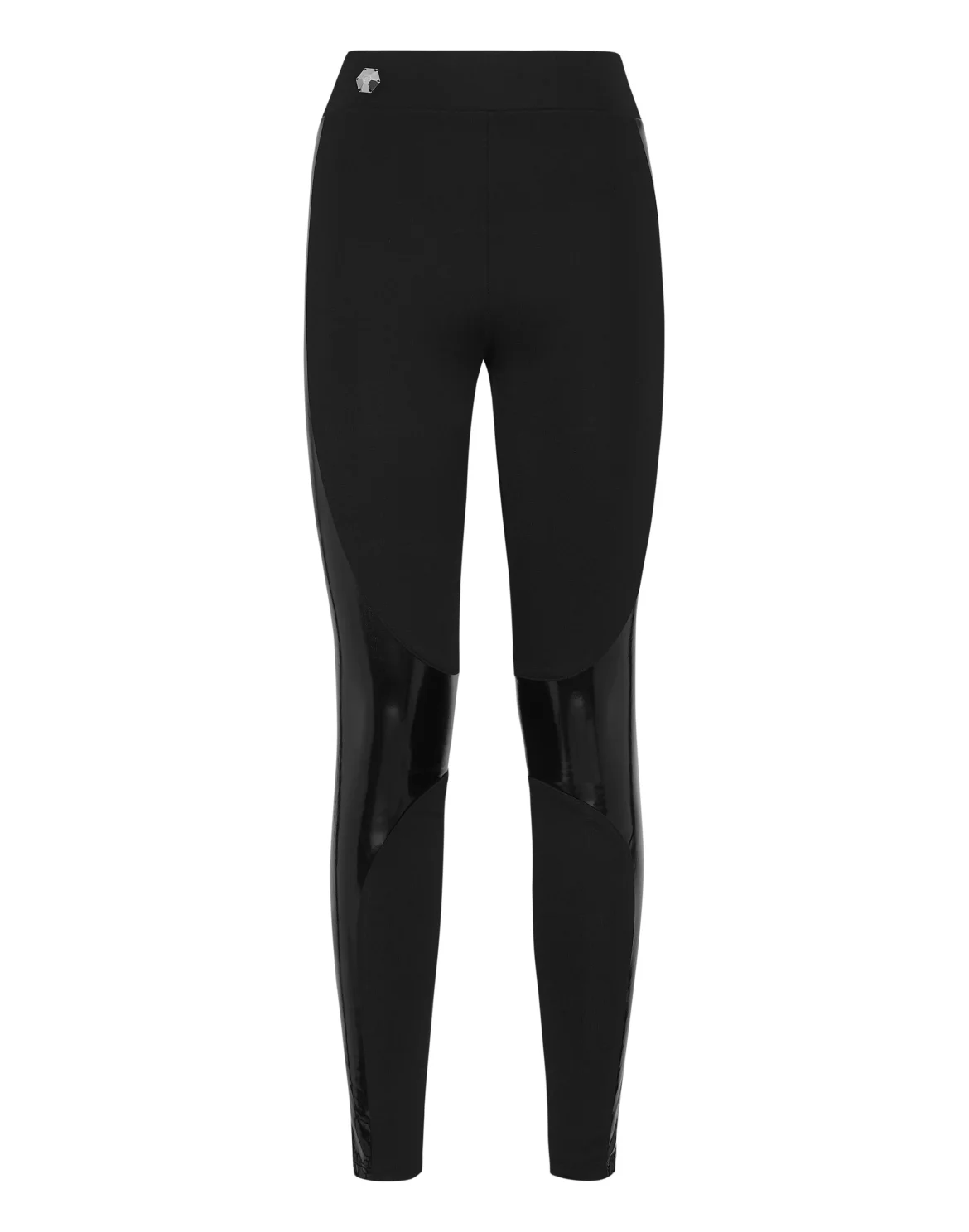 Leggings with Latex Inserts, цвет: Черный