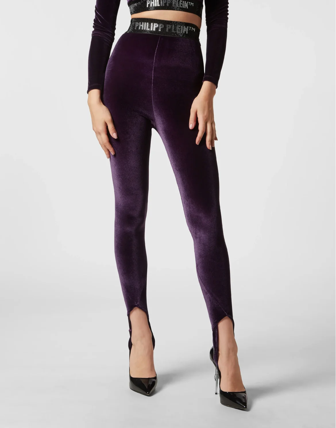 Leggings Crystal, цвет: Фиолетовый