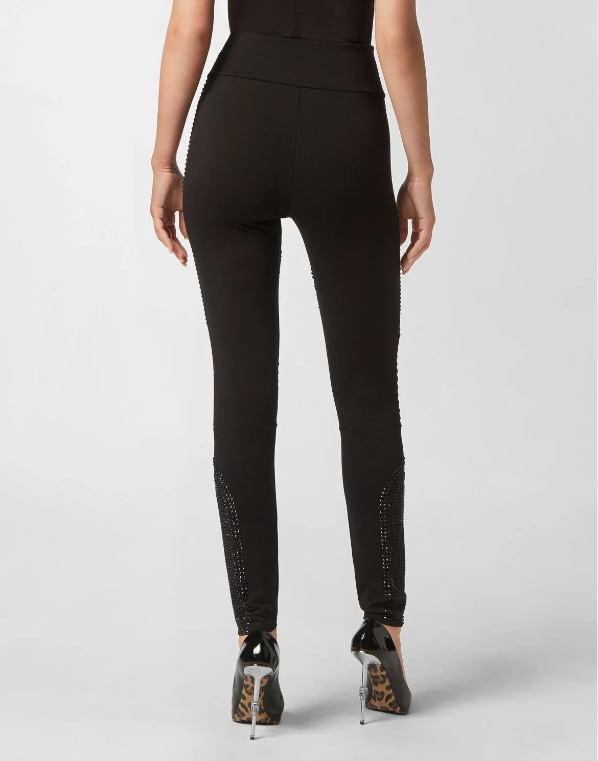 High Waisted Leggings Stones, цвет: Черный