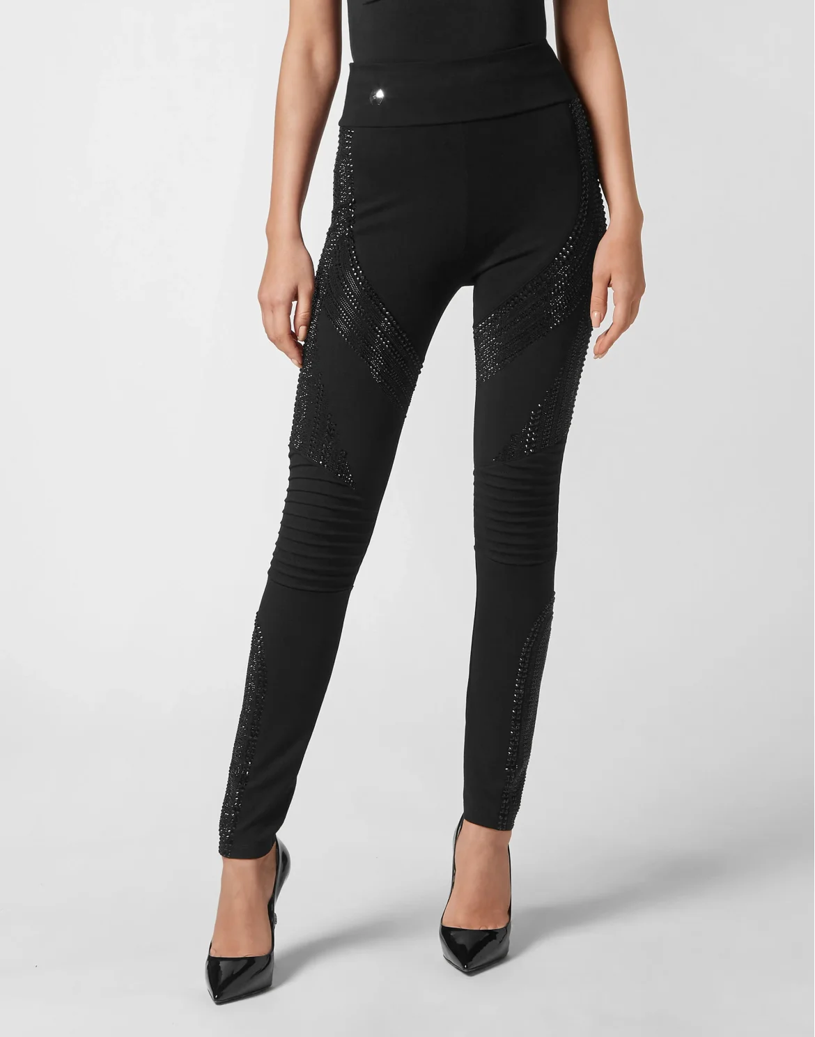 High Waisted Leggings Stones, цвет: Черный