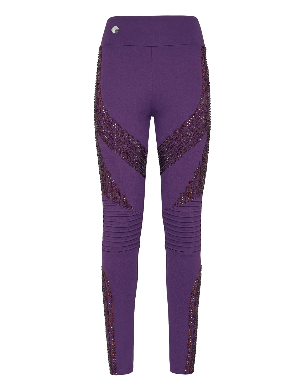 High Waisted Leggings Stones, цвет: Фиолетовый