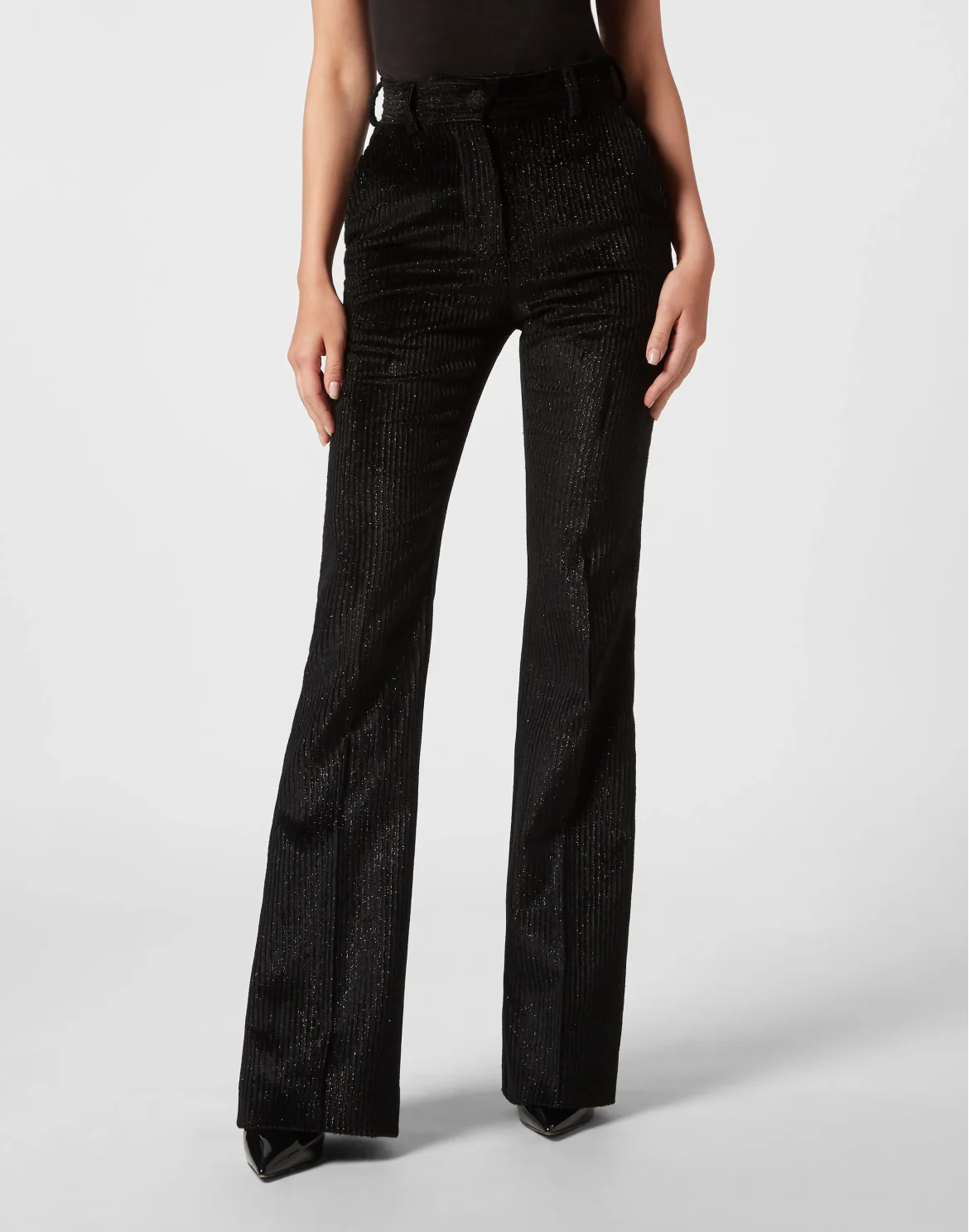 Velvet Trousers, цвет: Черный