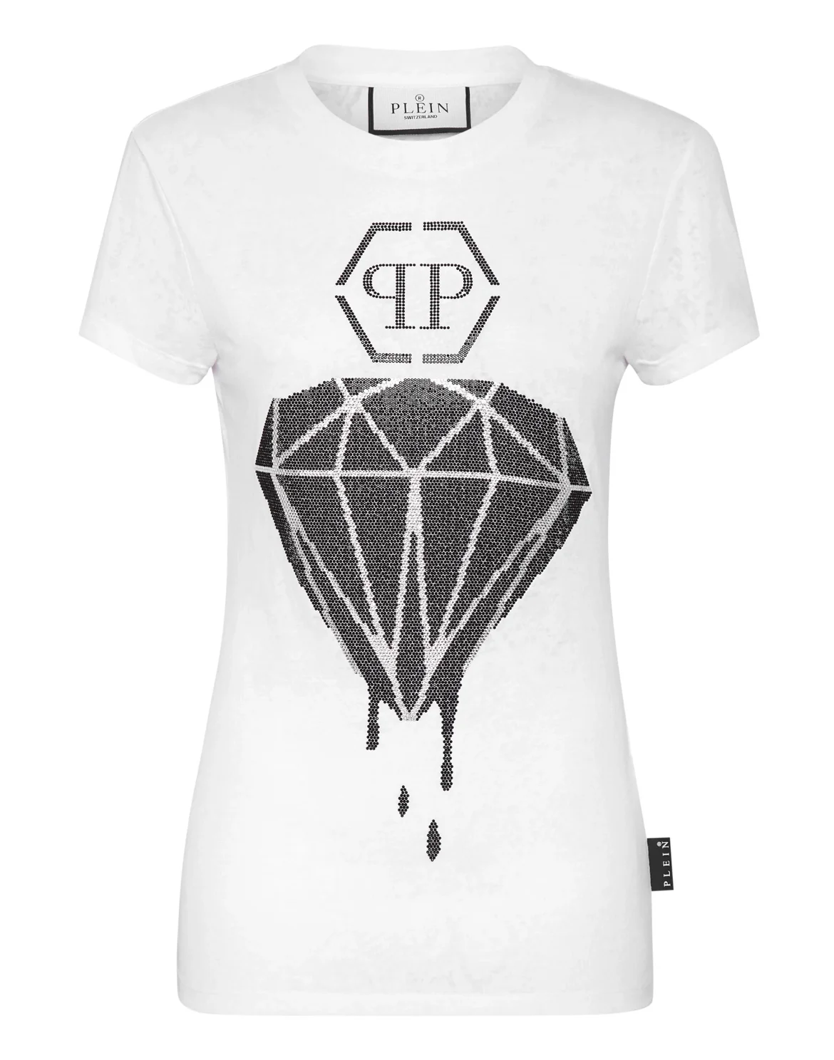 T-shirt Round Neck Sexy Pure Fit, цвет: Белый