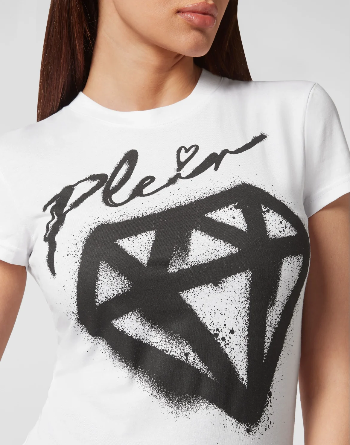 T-shirt Round Neck Sexy Pure Fit, цвет: Белый