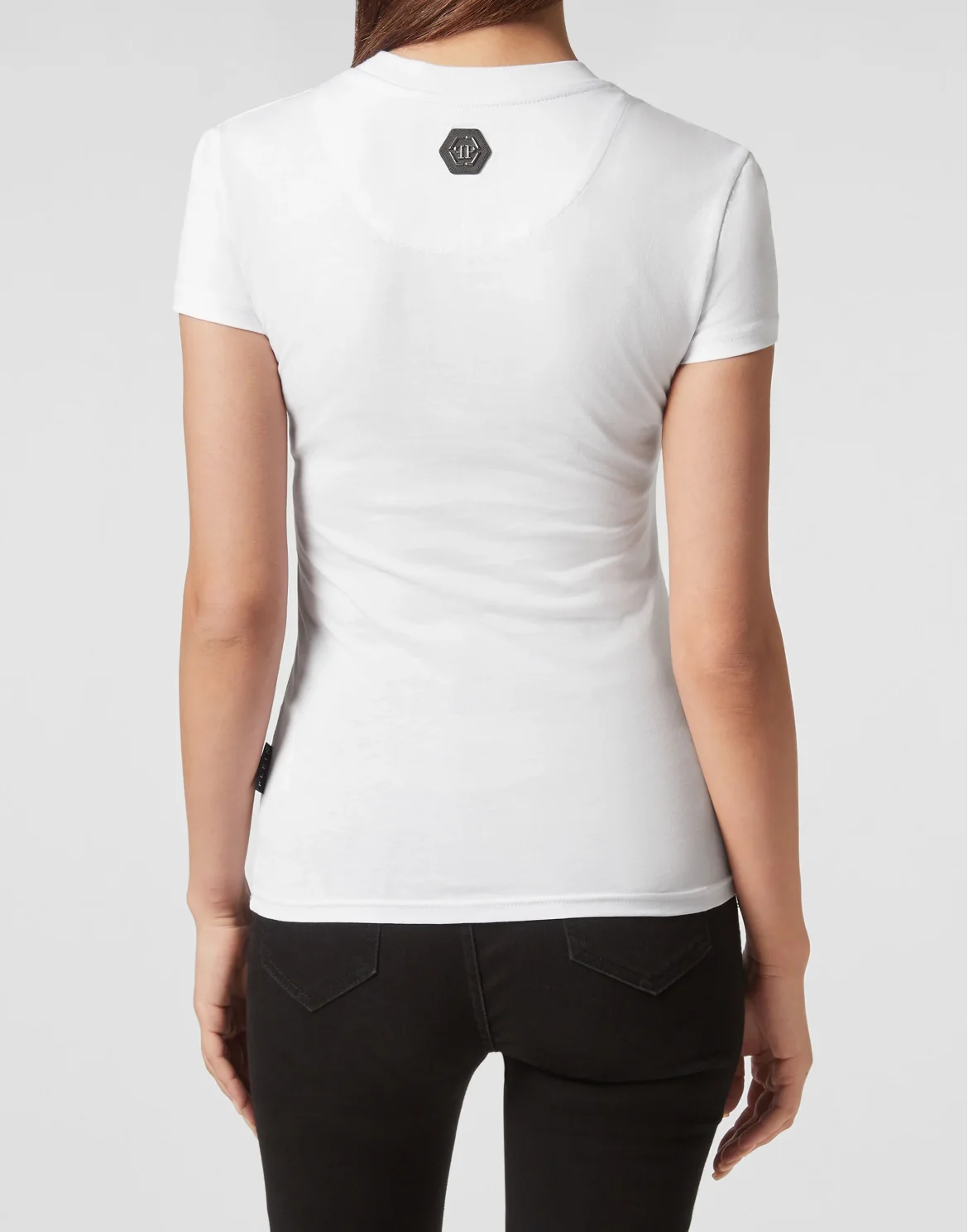 T-shirt Round Neck Sexy Pure Fit, цвет: Белый
