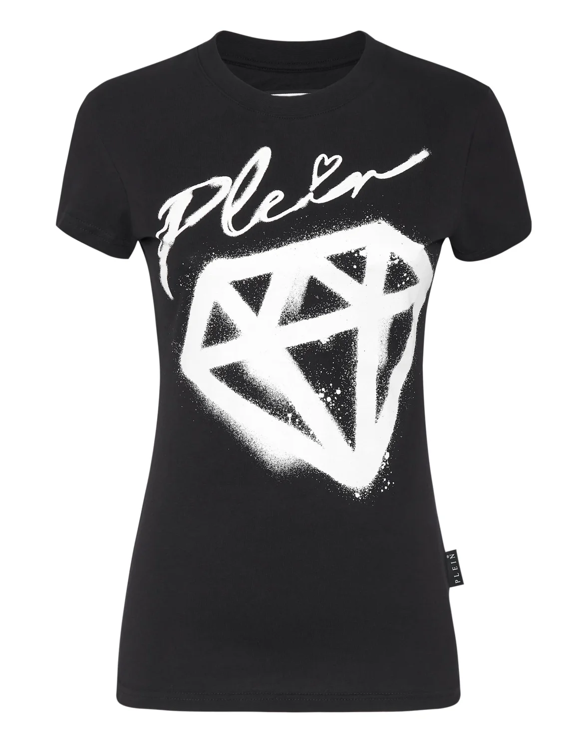 T-shirt Round Neck Sexy Pure Fit, цвет: Черный