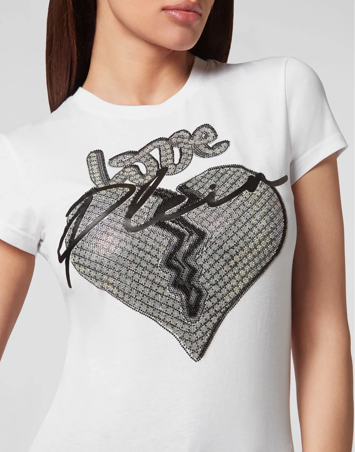 T-shirt Round Neck Sexy Pure Fit, цвет: Белый