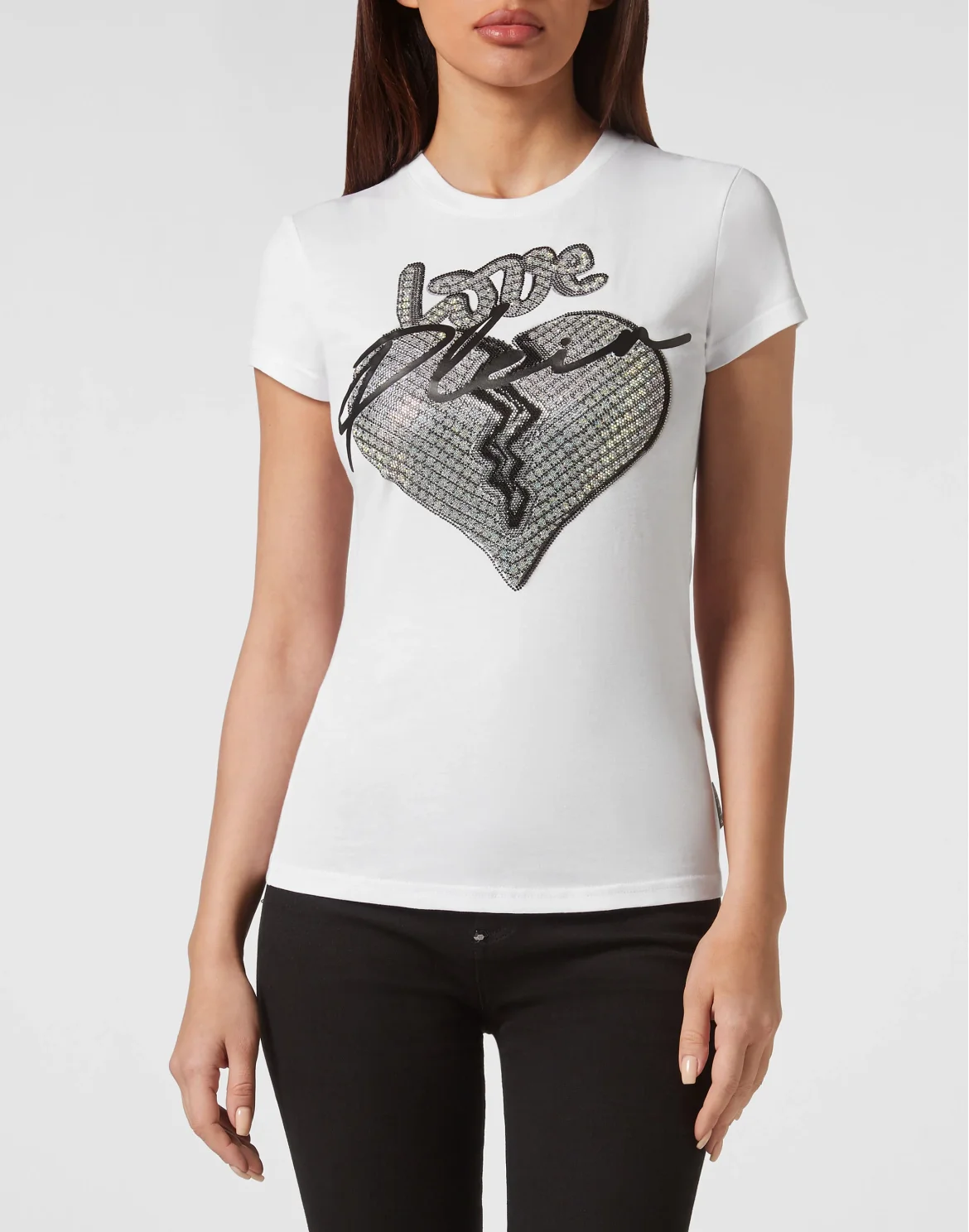 T-shirt Round Neck Sexy Pure Fit, цвет: Белый