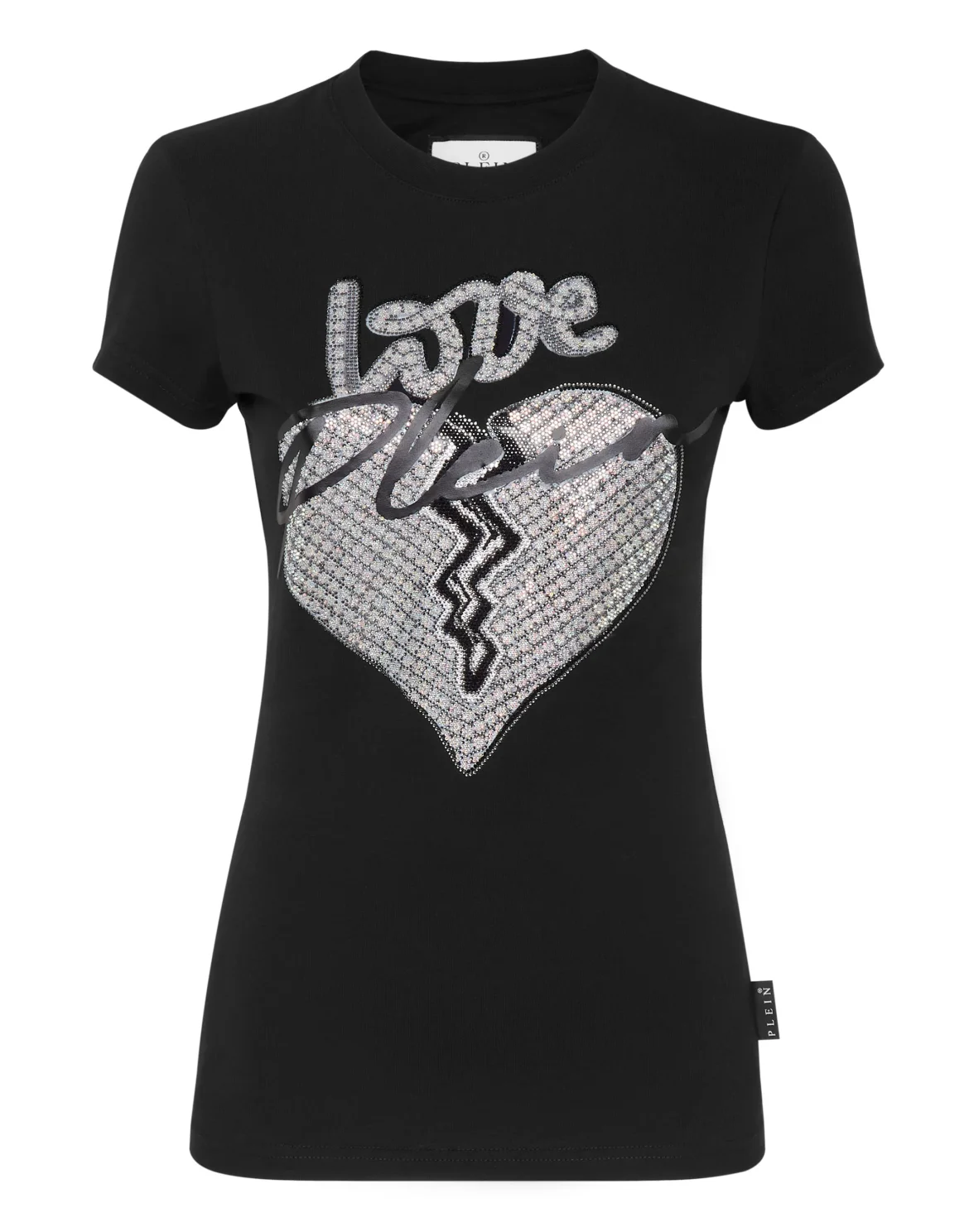 T-shirt Round Neck Sexy Pure Fit, цвет: Черный