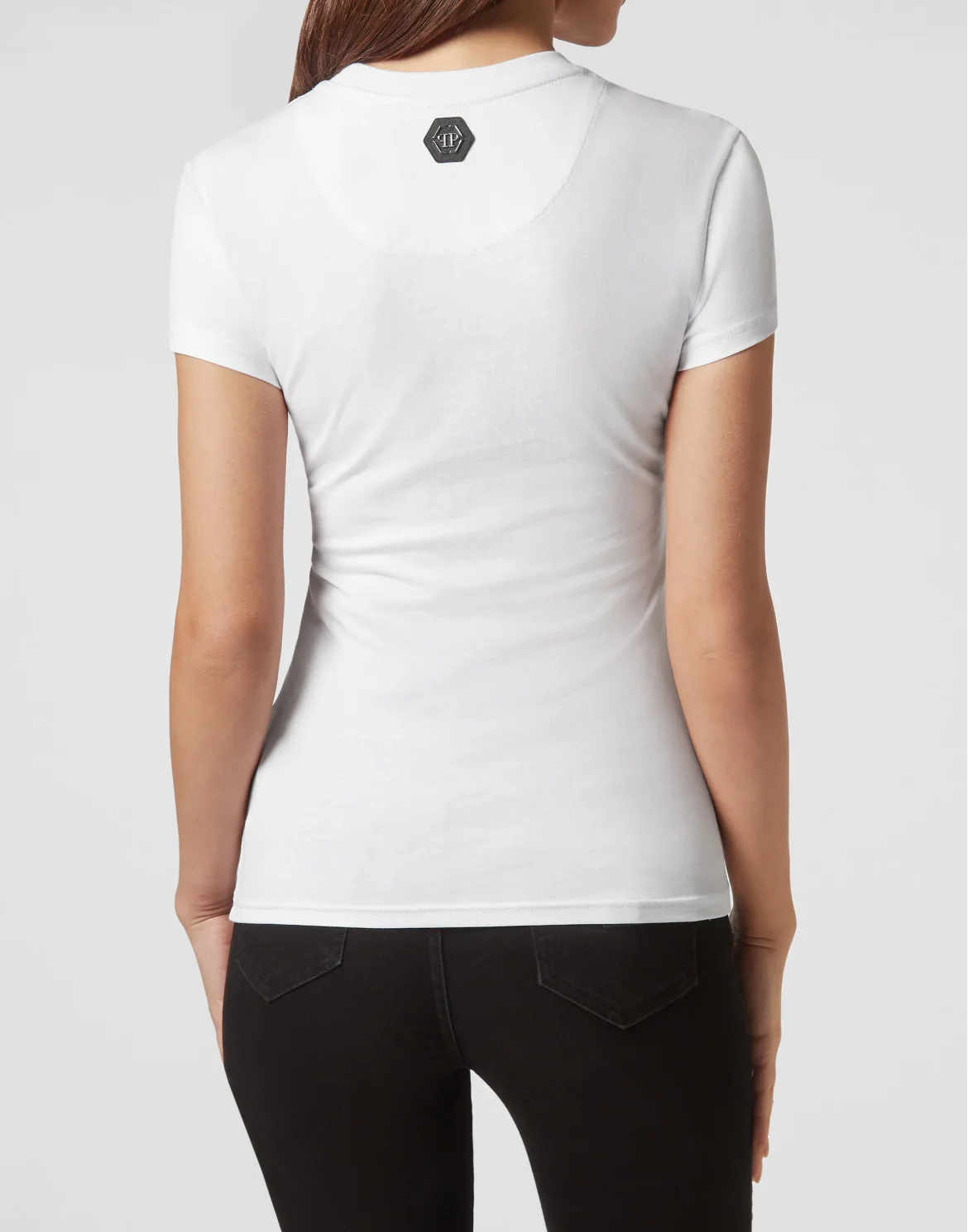 T-shirt Round Neck Sexy Pure Fit, цвет: Белый