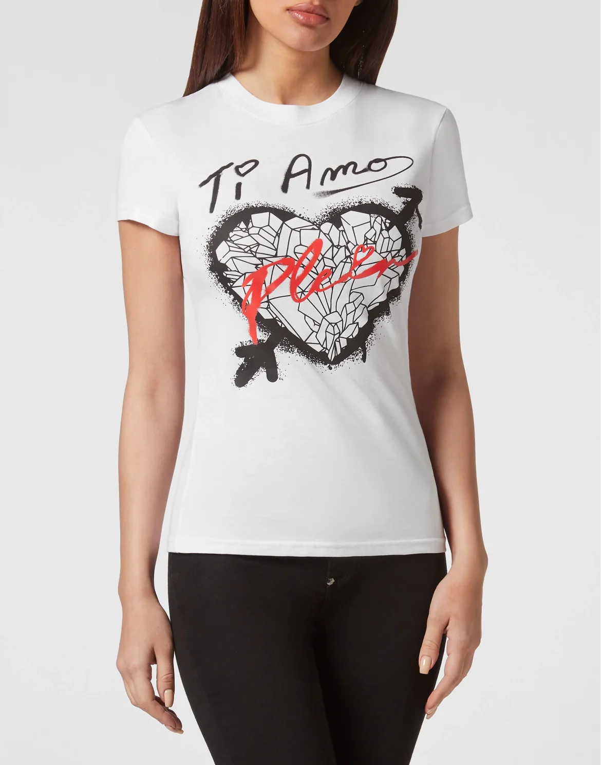 T-shirt Round Neck Sexy Pure Fit, цвет: Белый
