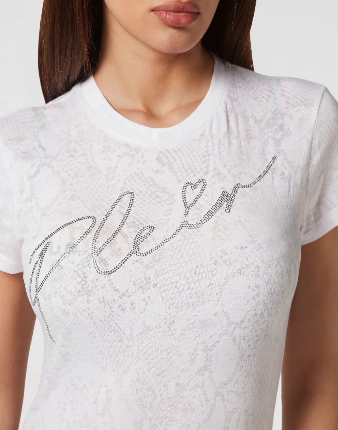 T-shirt Round Neck Sexy Pure Fit Signature, цвет: Белый