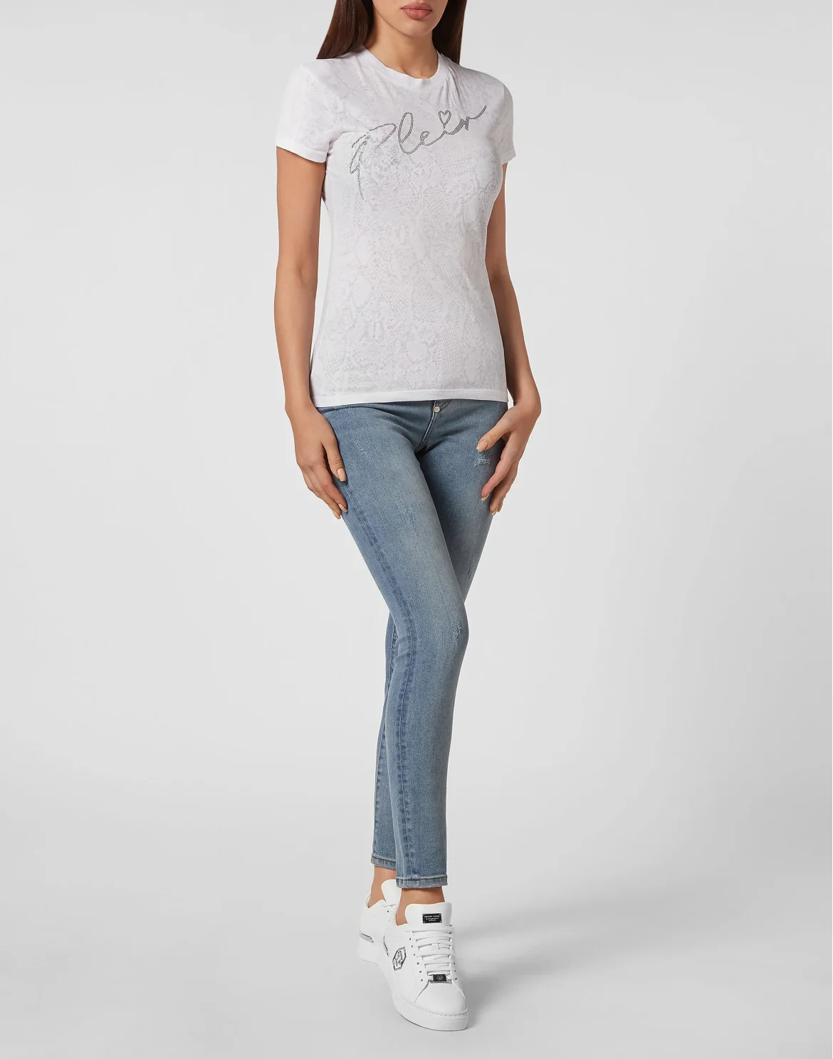 T-shirt Round Neck Sexy Pure Fit Signature, цвет: Белый