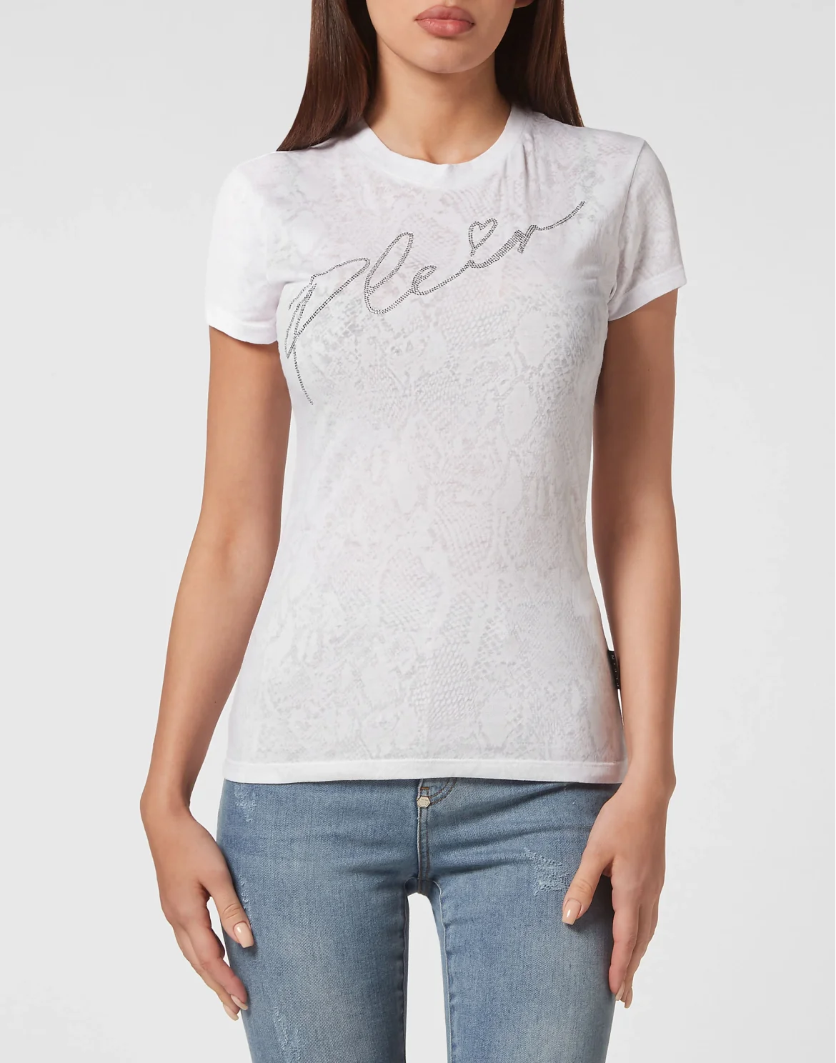 T-shirt Round Neck Sexy Pure Fit Signature, цвет: Белый