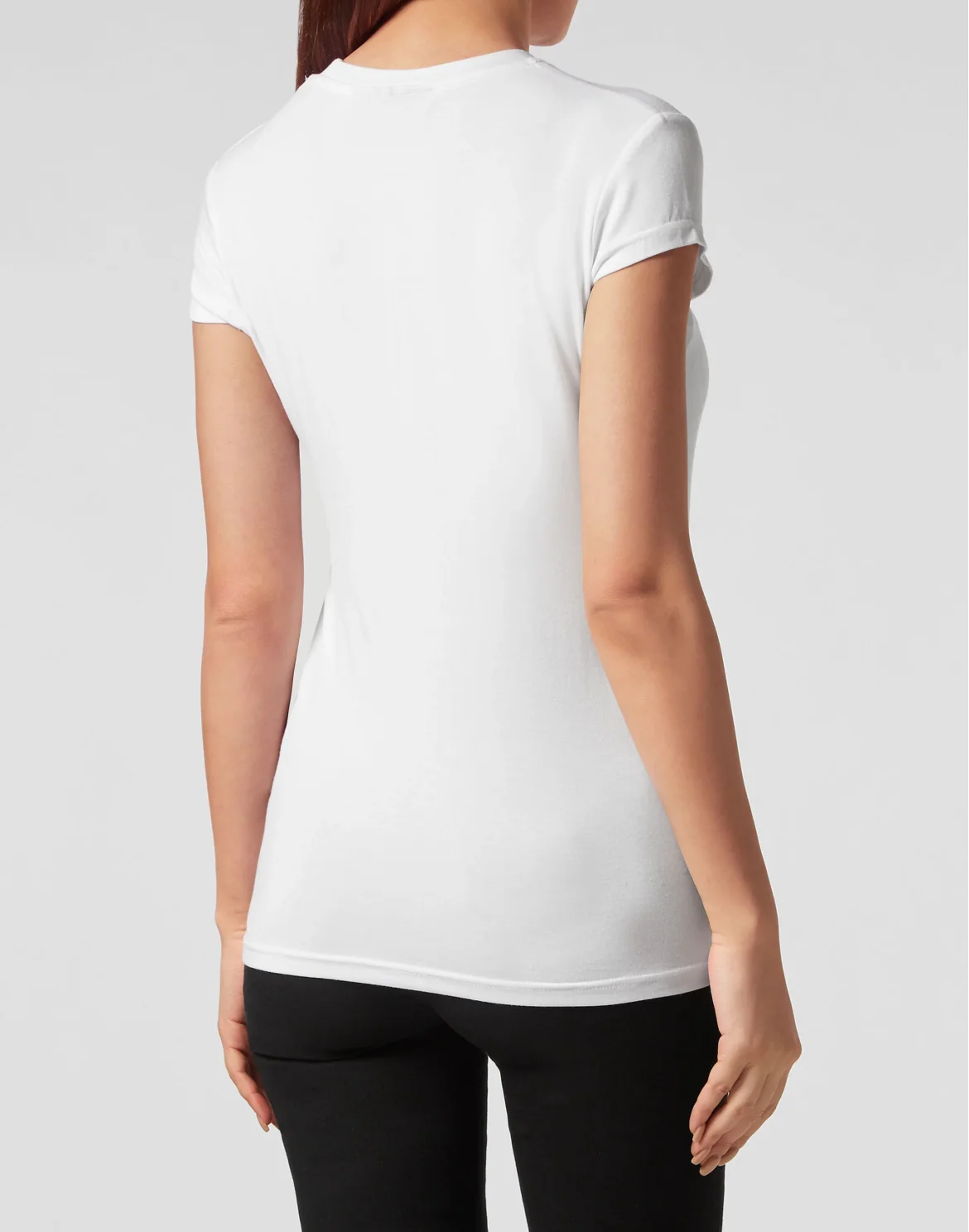 T-shirt Round Neck Sexy Pure Fit Hexagon, цвет: Белый