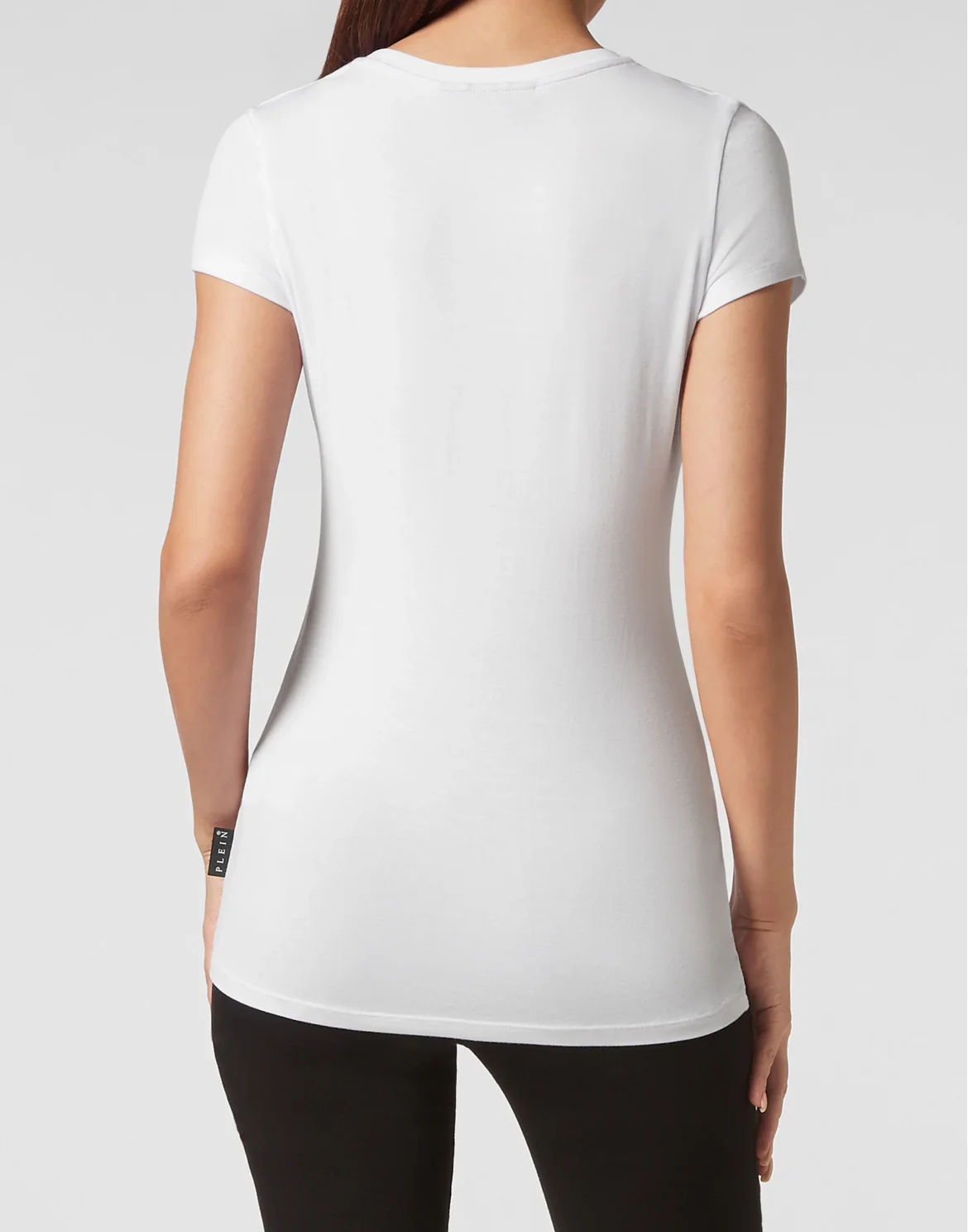 T-shirt V-Neck Sexy Pure Fit Hexagon, цвет: Белый
