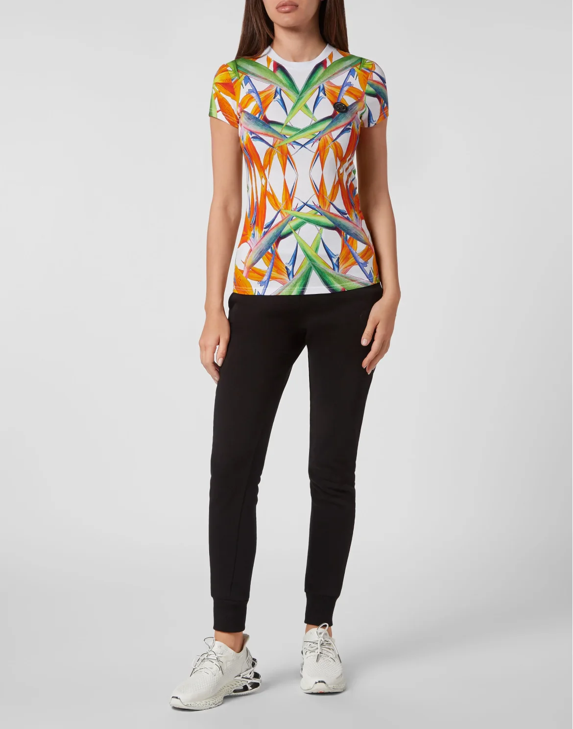 T-shirt Round Neck Sexy Pure Fit, цвет: Белый