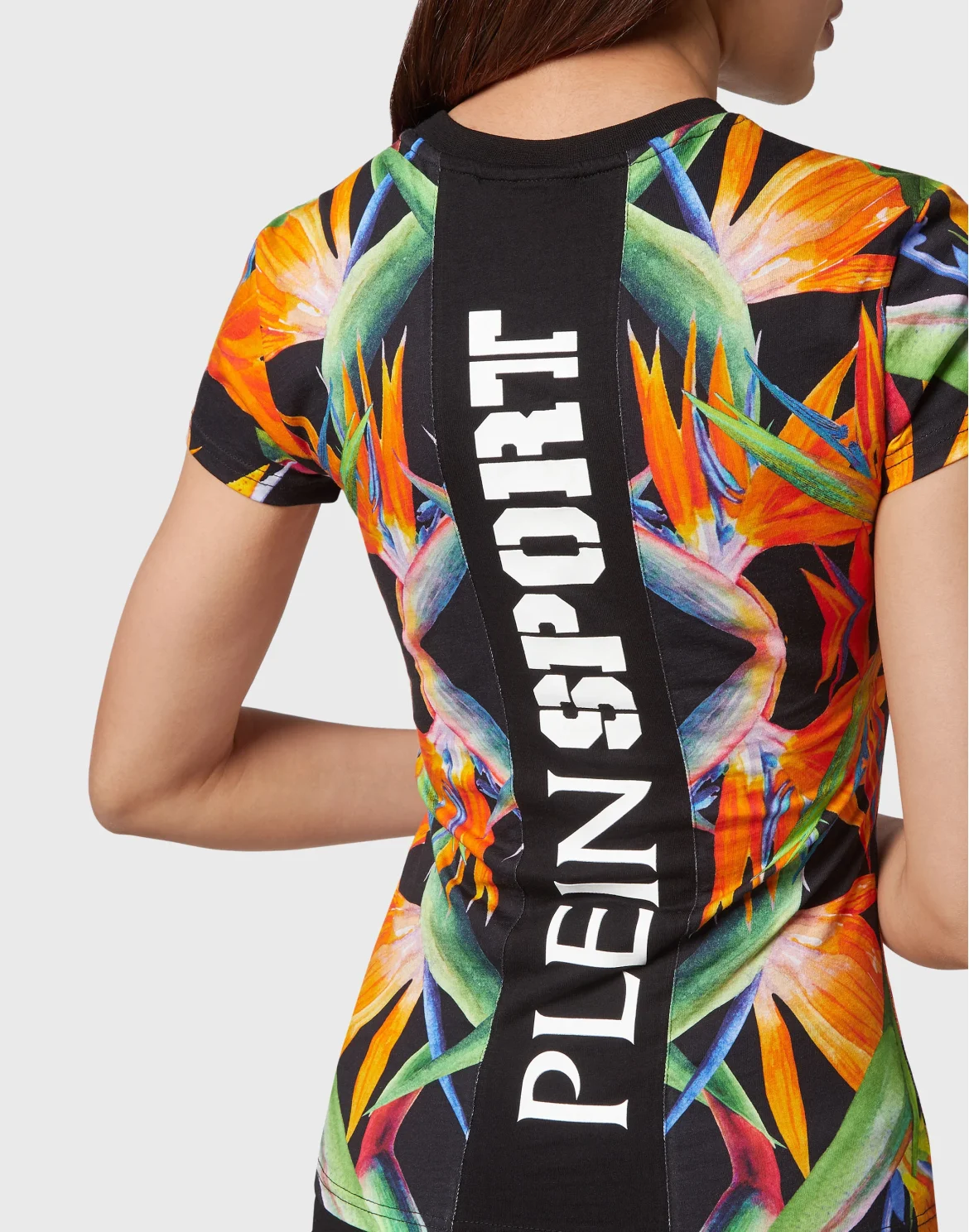 T-shirt Round Neck Sexy Pure Fit, цвет: Черный