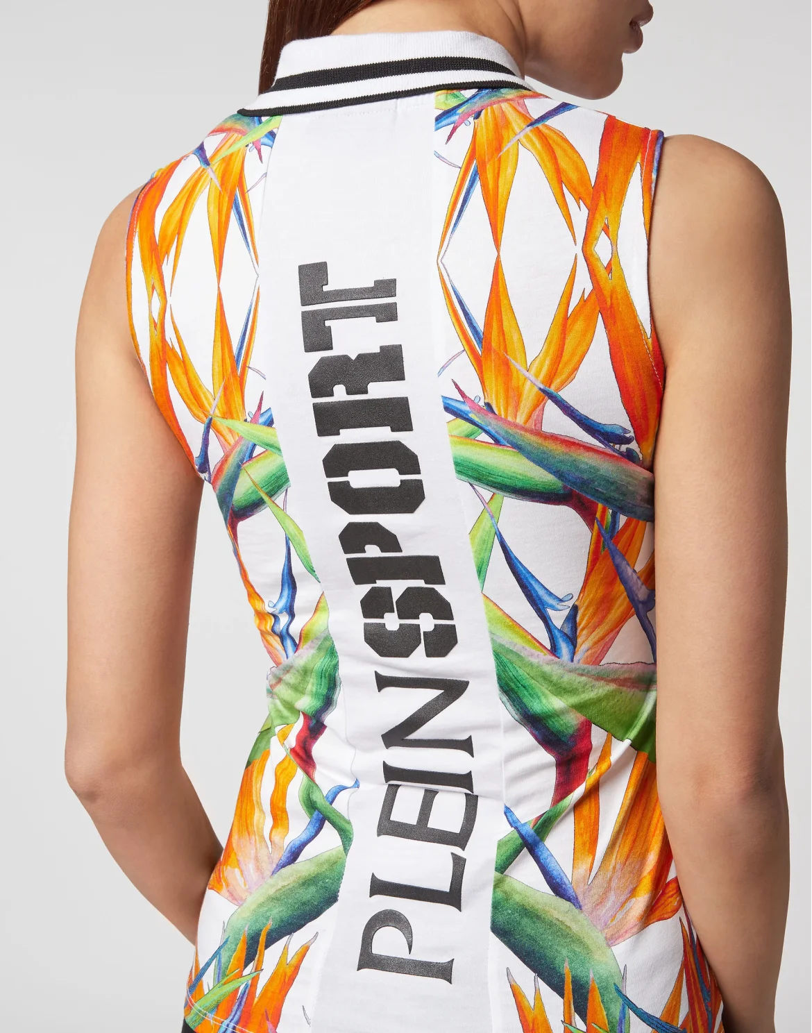 Sleeveless Polo shirt, цвет: Белый