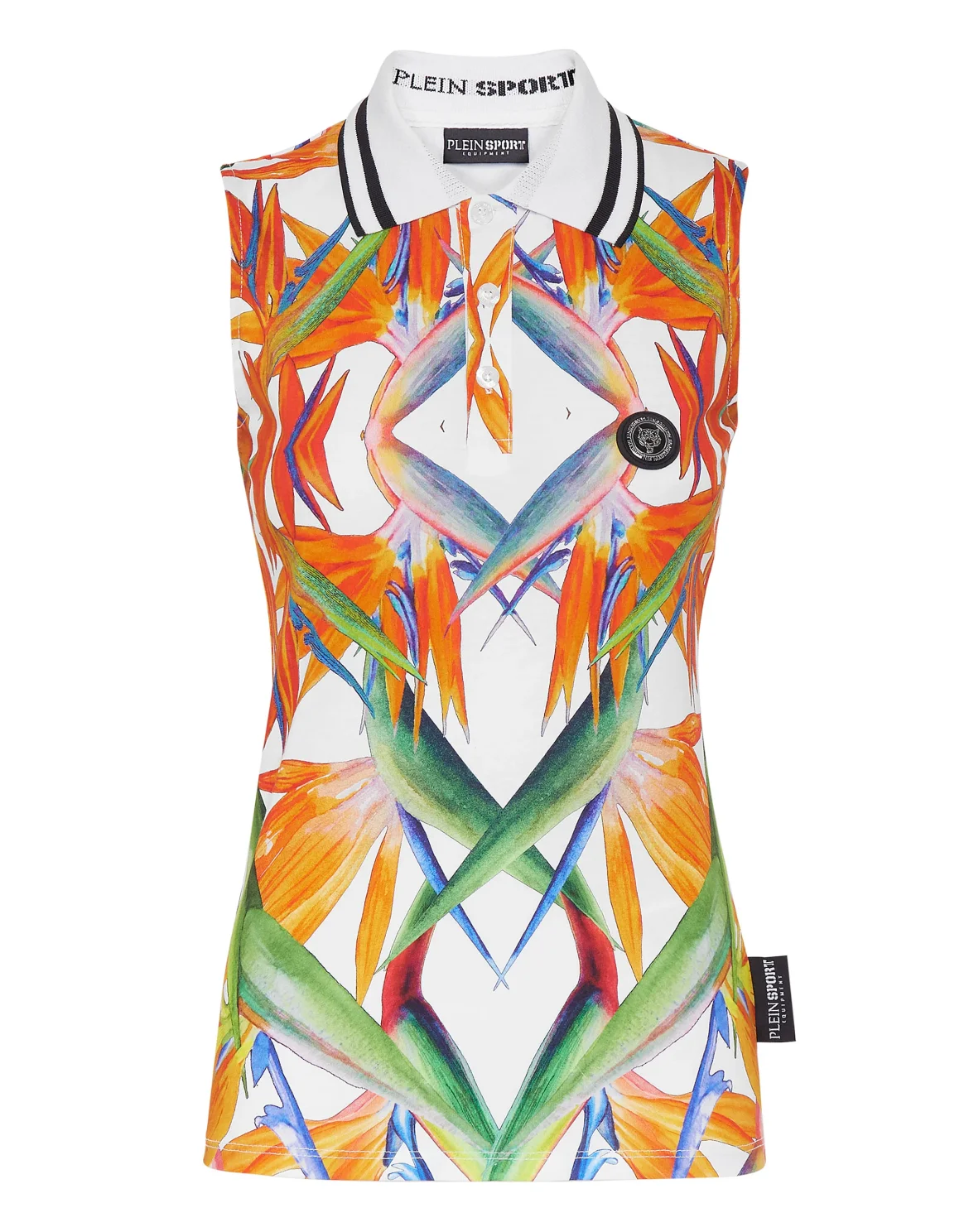 Sleeveless Polo shirt, цвет: Белый