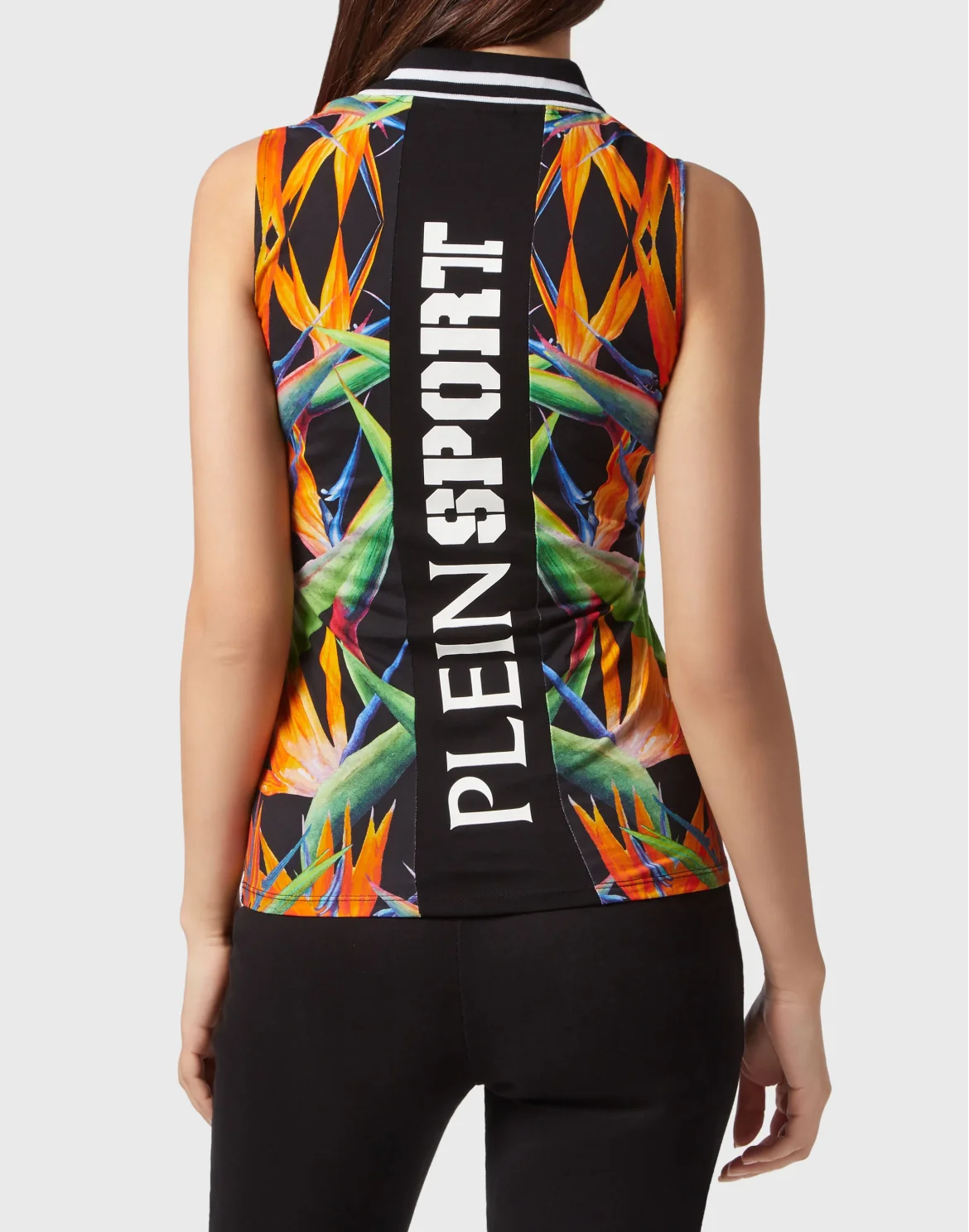 Sleeveless Polo shirt, цвет: Черный