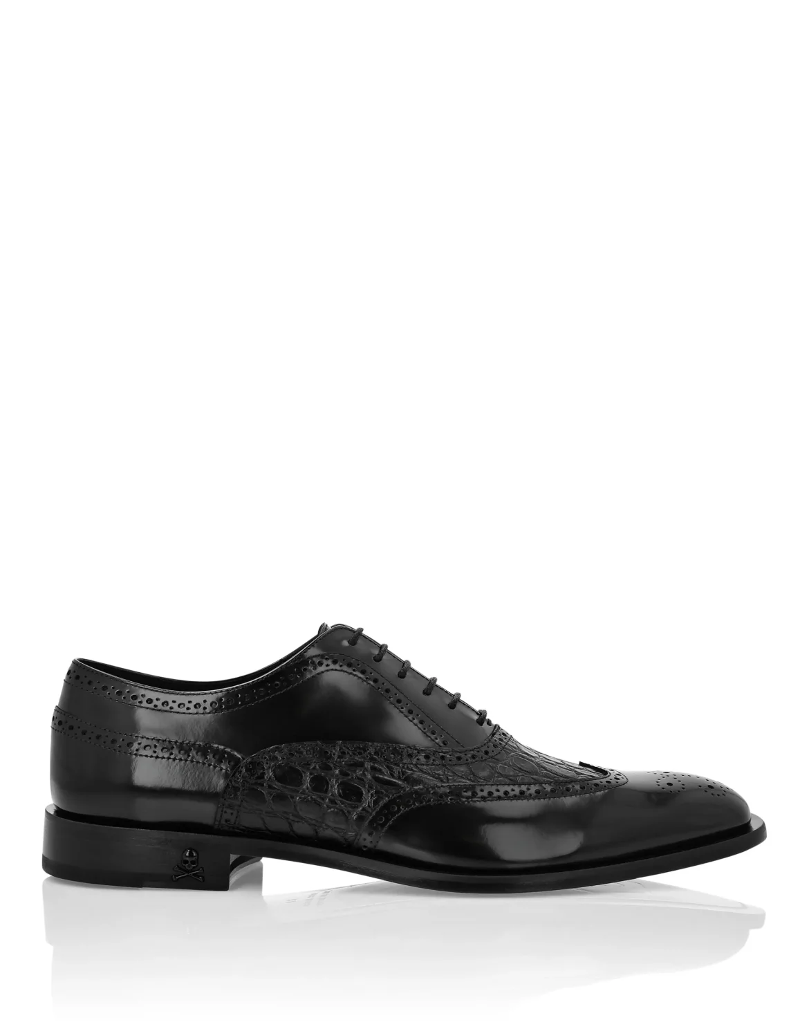 Leather Derby, цвет: Черный