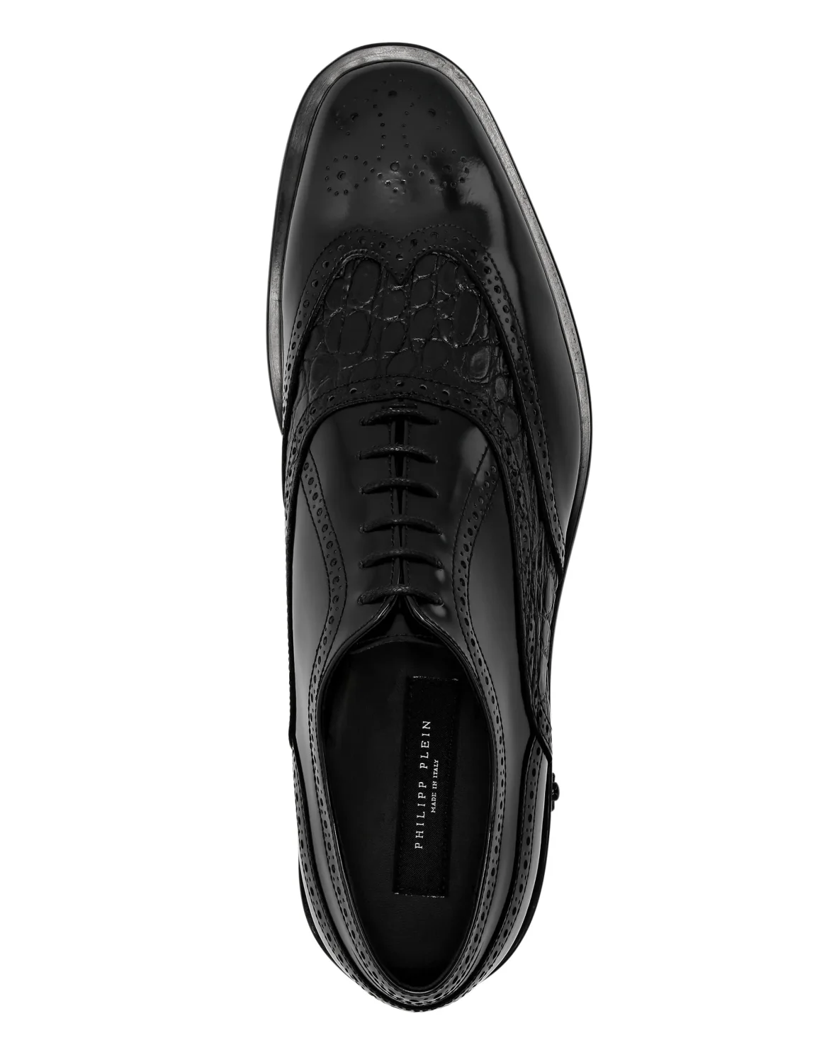 Leather Derby, цвет: Черный