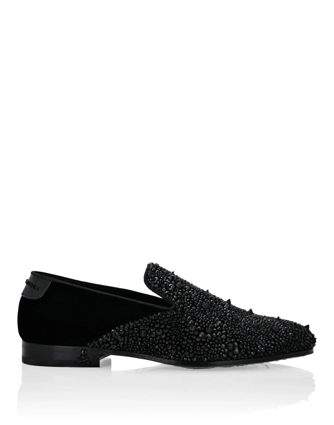 Velvet Loafers Stones, цвет: Черный