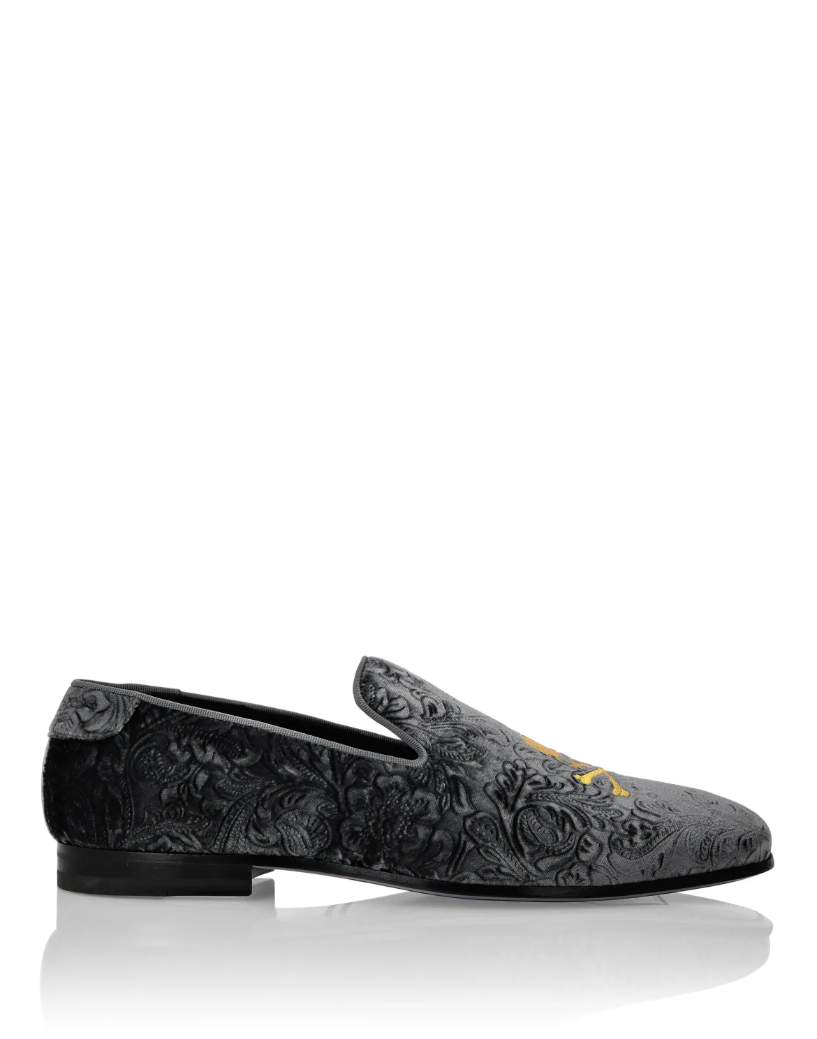 Velvet Loafers Paisley, цвет: Серый