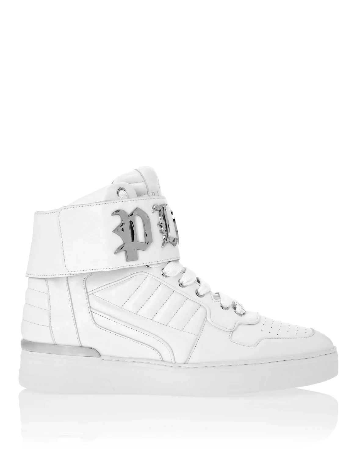 Hi-Top Sneakers Gothic Plein, цвет: Белый