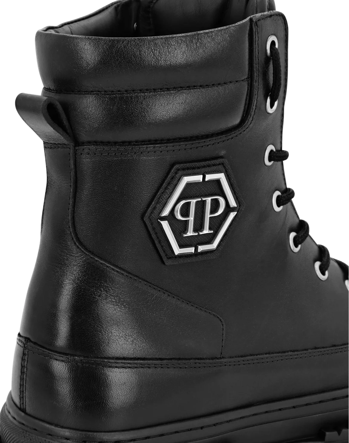 Army Boots Mid Flat Hexagon, цвет: Черный