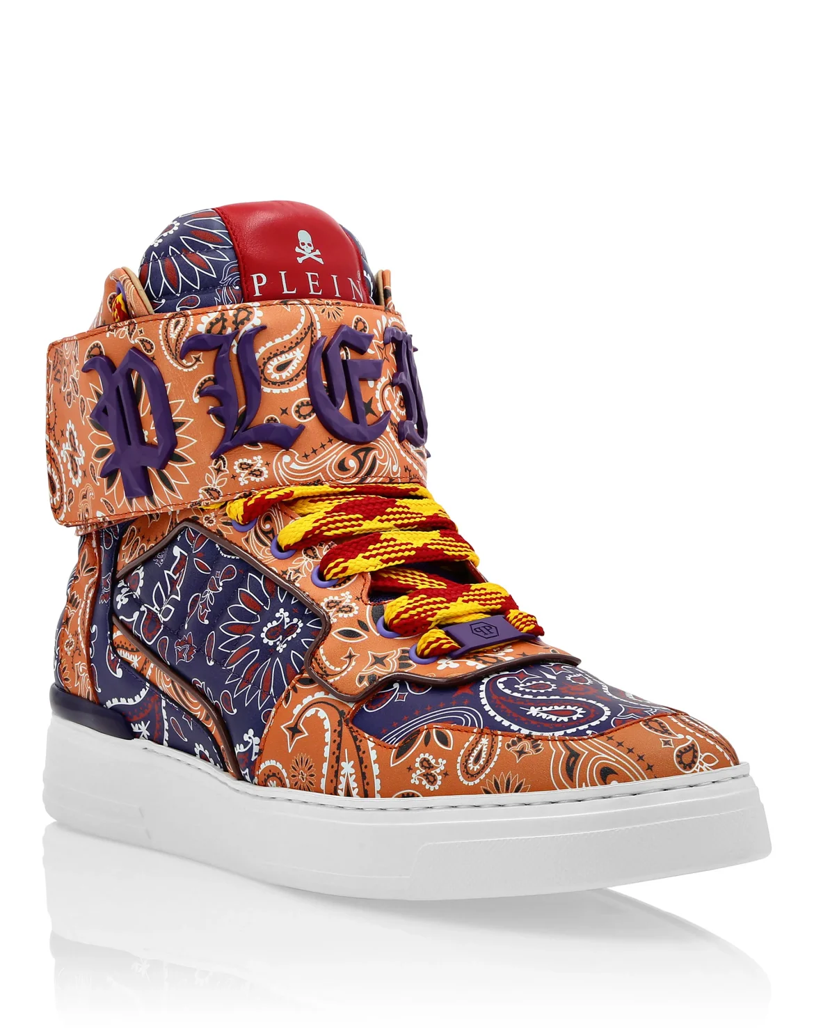 Hi-Top Sneakers Paisley, цвет: Фиолетовый